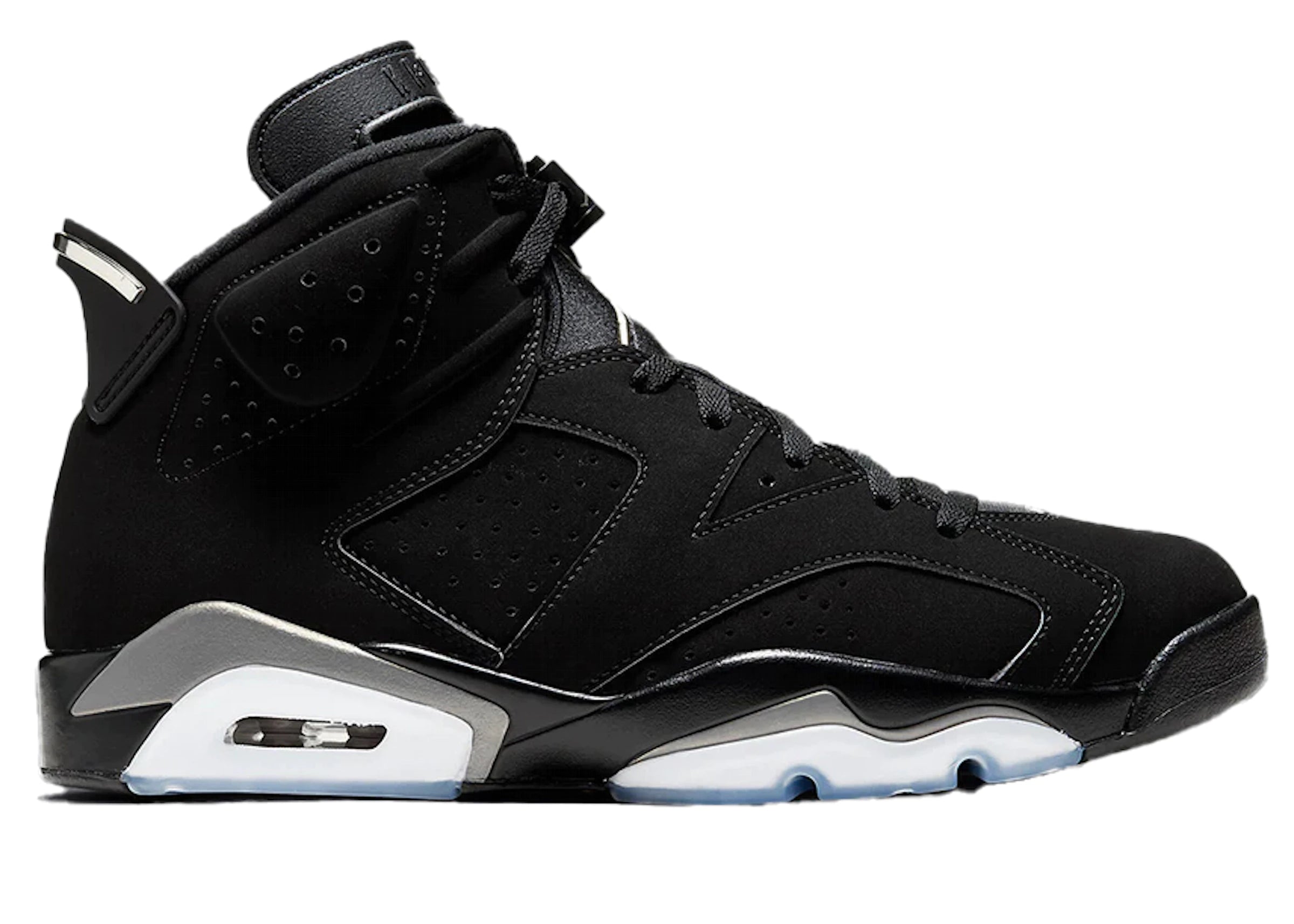 Air Jordan 6 Retro Chrome Metallic Silver