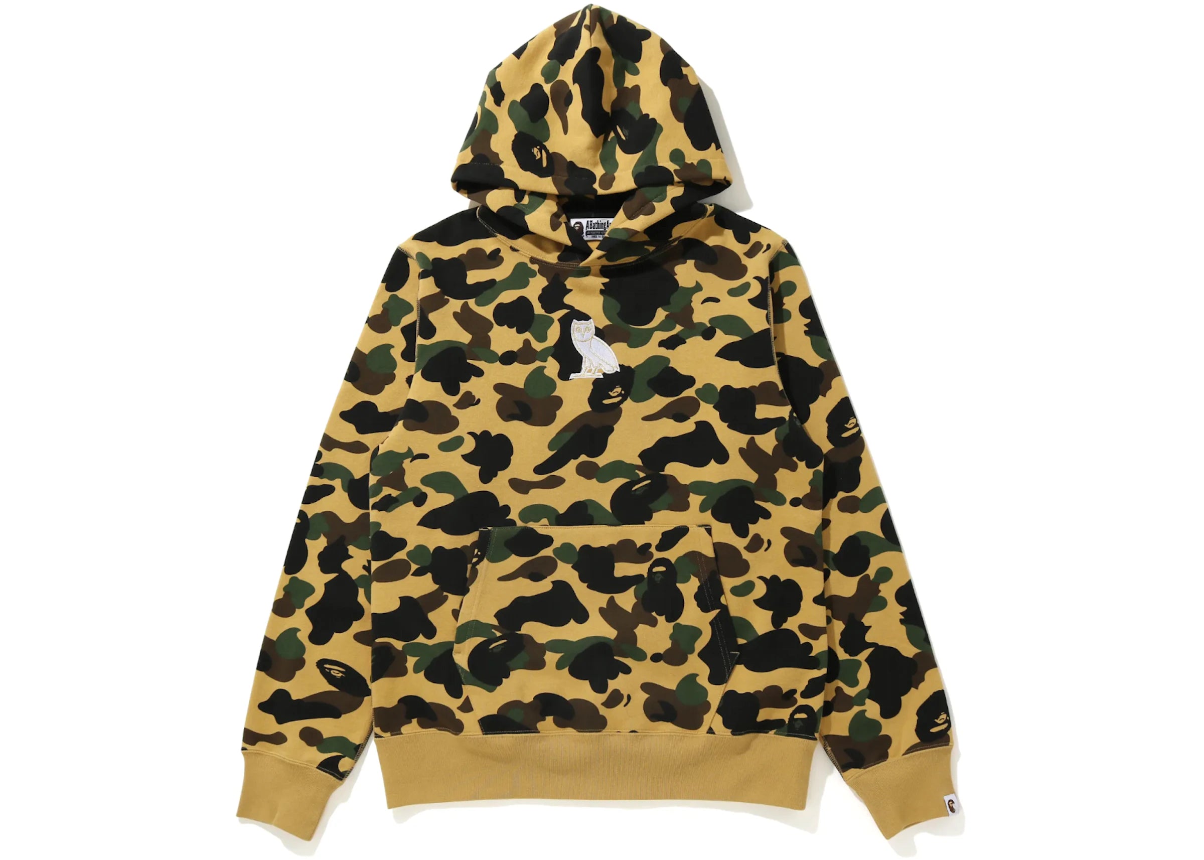 BAPE x OVO 1st Camo Sudadera con capucha Amarillo