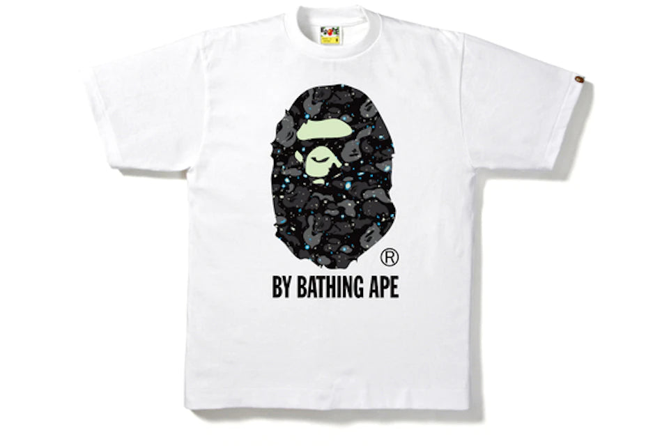 Camiseta BAPE Space Camo de Bathing Ape Blanco