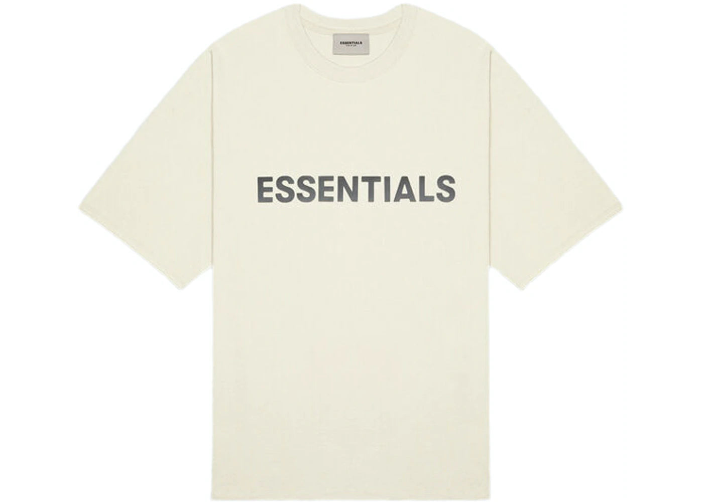 Camiseta Fear of God Essentials color crema