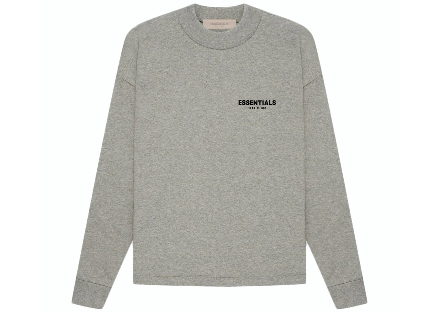 Camiseta Fear of God Essentials L/S (PV22) Dark Oatmeal