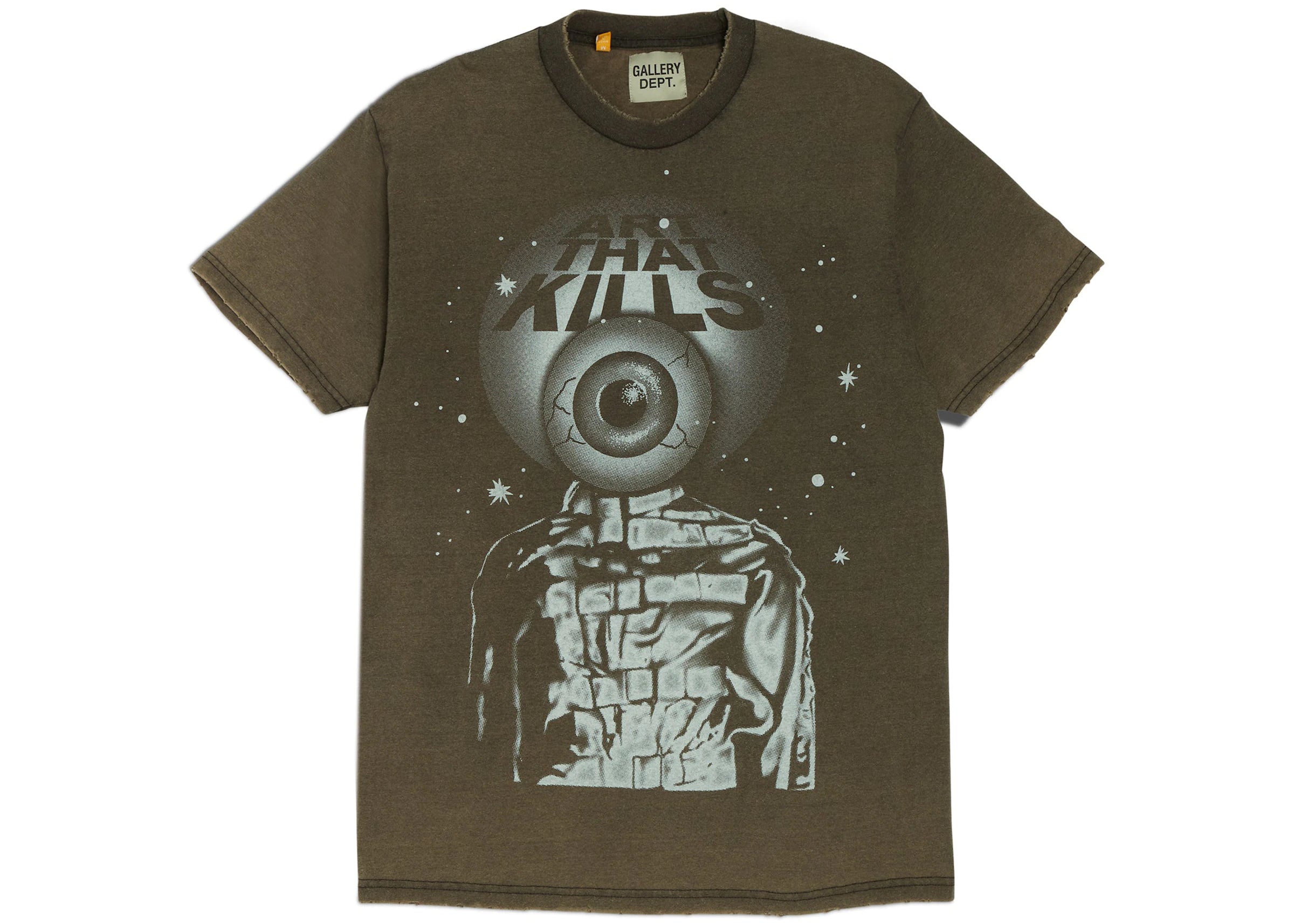 Gallery Dept. ATK Rod camiseta negra desteñida