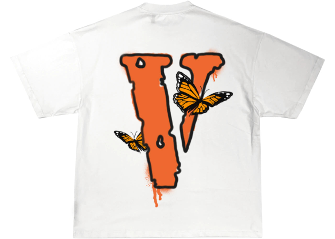 Camiseta Juice Wrld x Vlone Mariposa Blanco