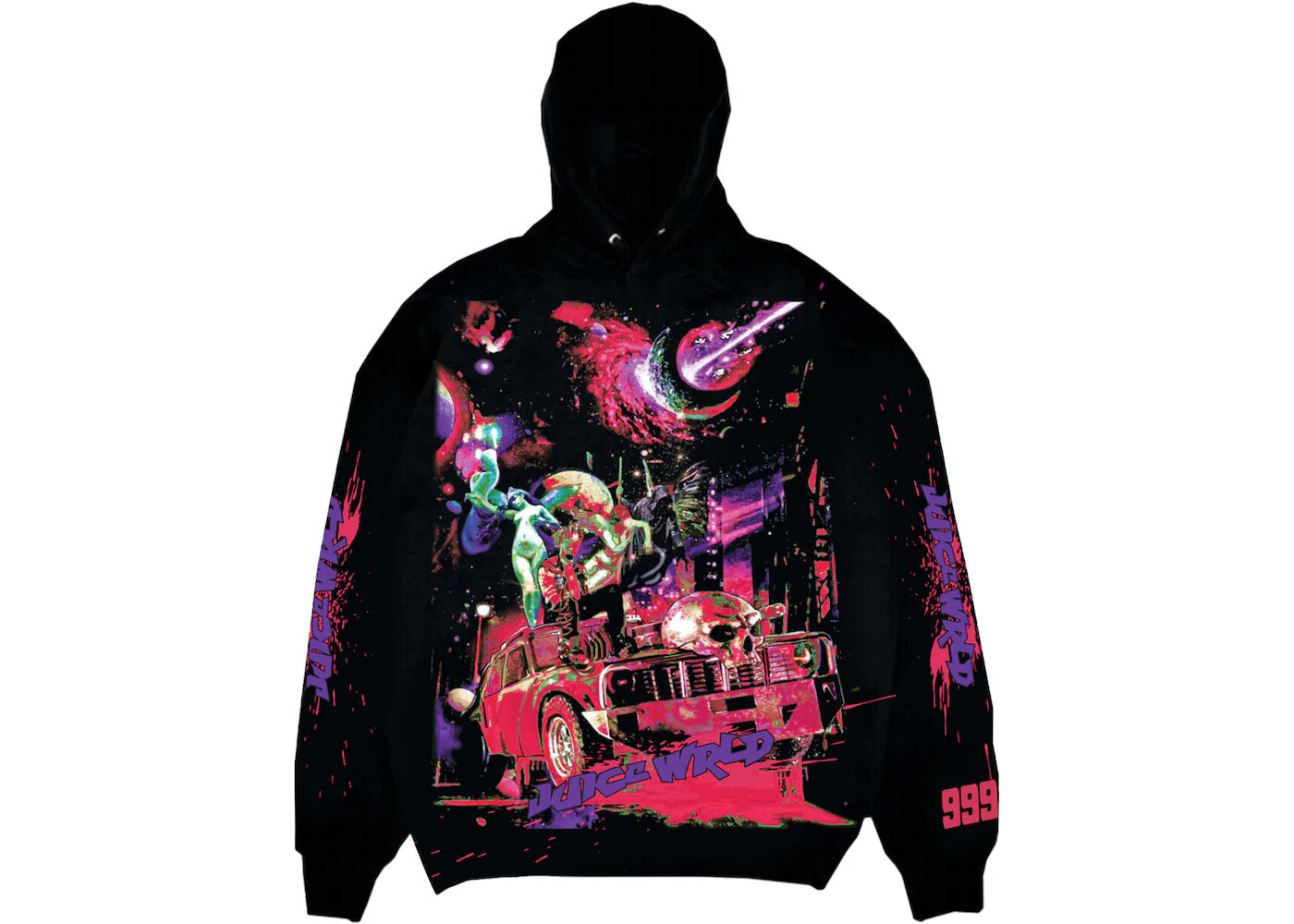 Sudadera Vlone x Juice Wrld Galaxy negra