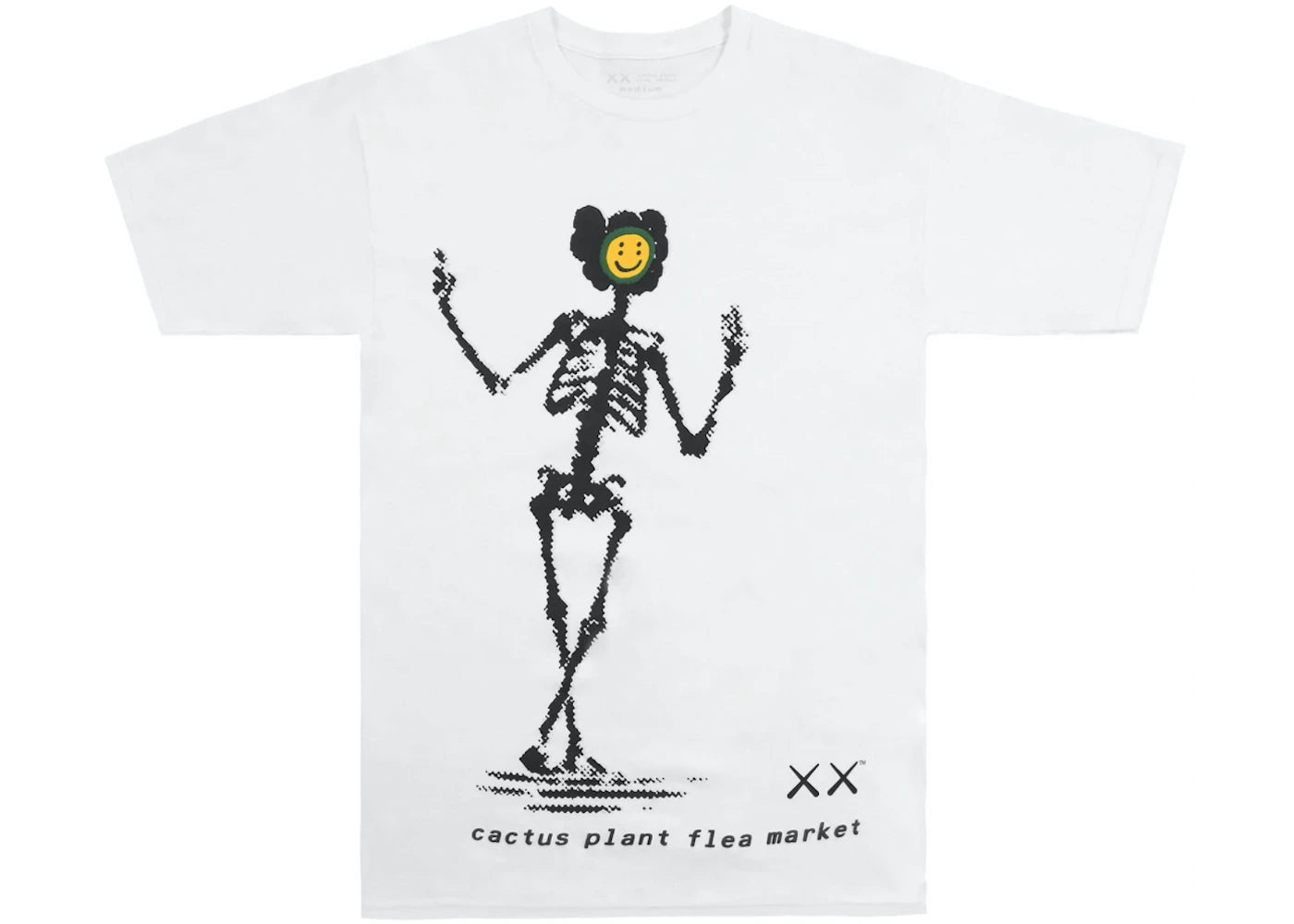 Camiseta KAWS x Cactus Plant Flea Market Blanco