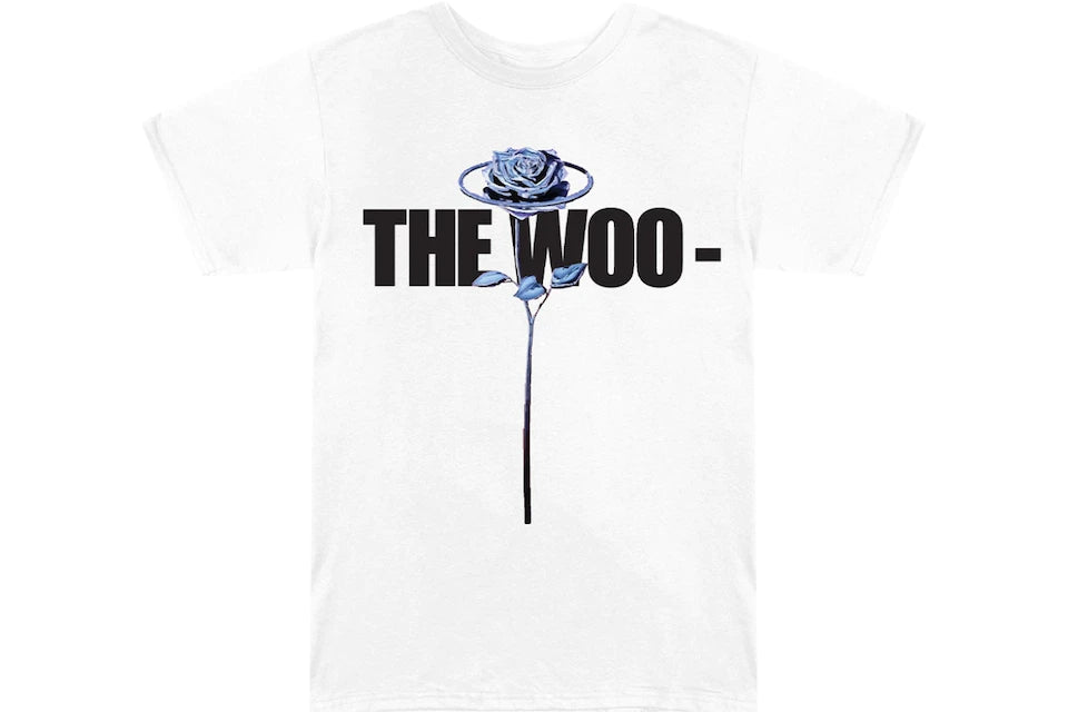 Camiseta Pop Smoke x Vlone The Woo Blanco
