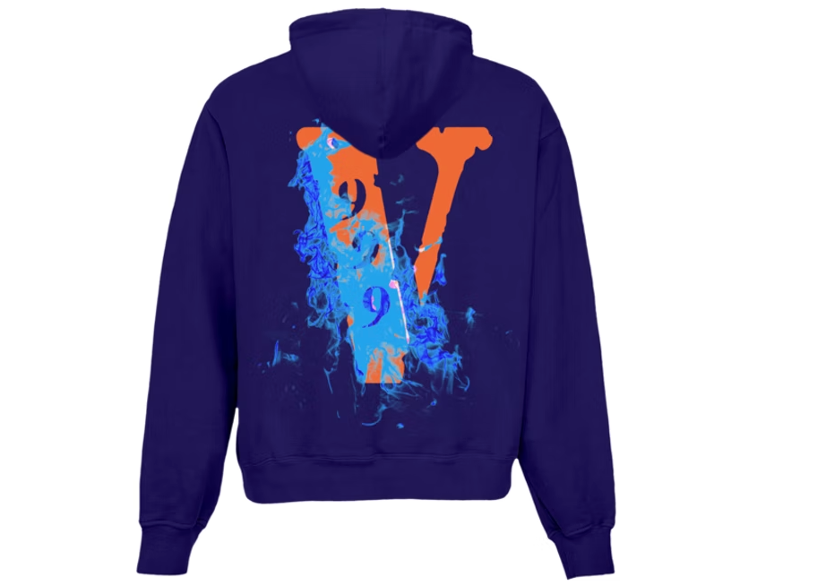 Sudadera con capucha Juice Wrld x Vlone Azul 999