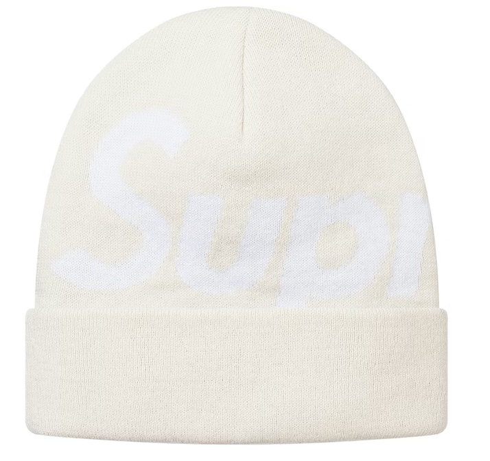 Gorro Supreme Big Logo (FW17) Blanco