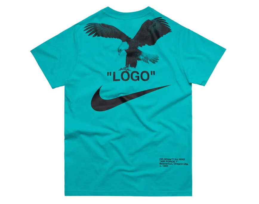 Camiseta Off-White x Nike NRG A6 Retro Azul