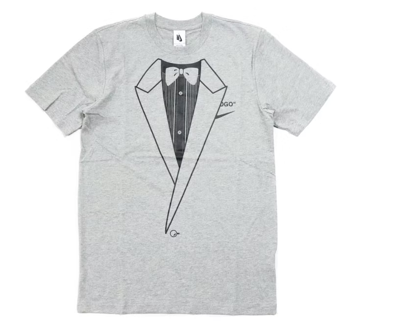 Camiseta Off-White x Nike NRG A6 gris ceniza