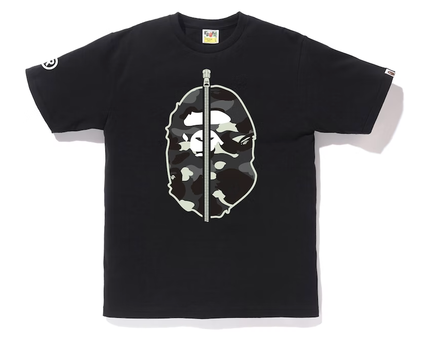 BAPE City Camo 2nd Ape Tee Black/Black