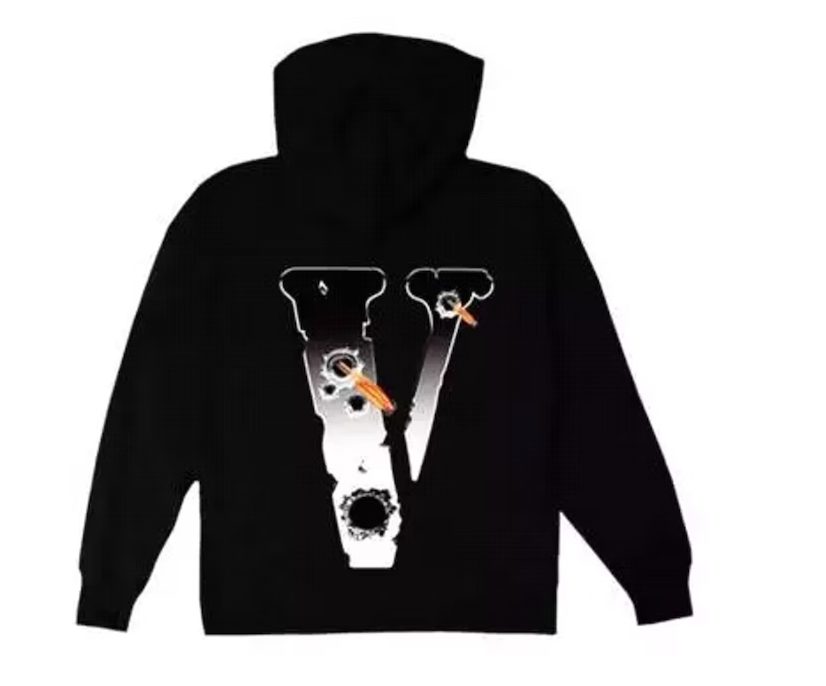 Sudadera con capucha Pop Smoke x Vlone Hawk Em' negra
