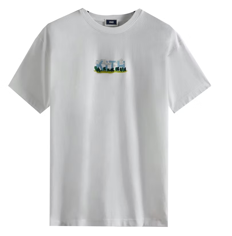 Camiseta Kith Cloud Logo Blanco