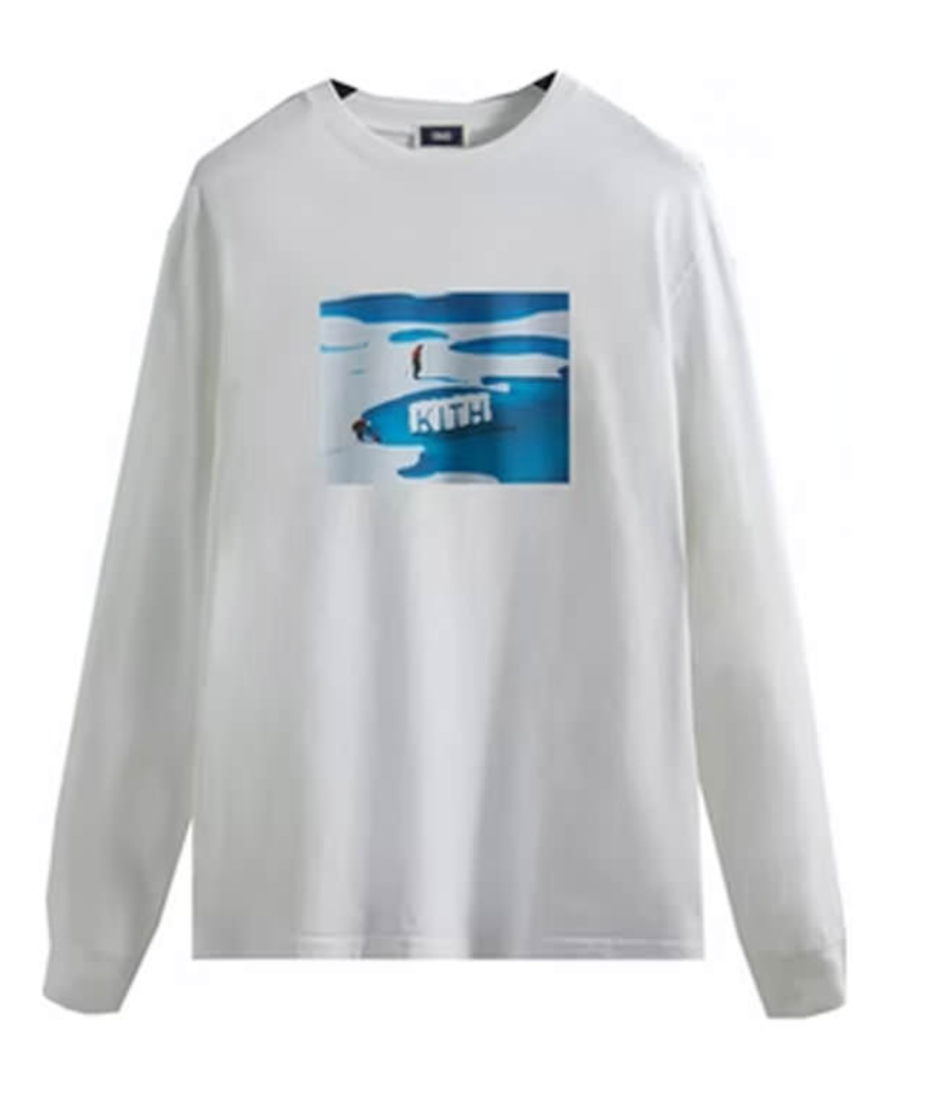 Camiseta Kith Iceberg M/L blanco