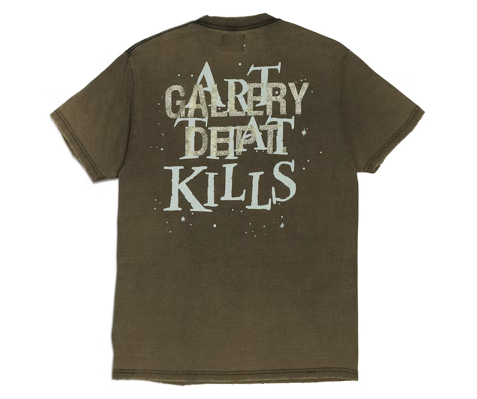 Gallery Dept. ATK Rod camiseta negra desteñida