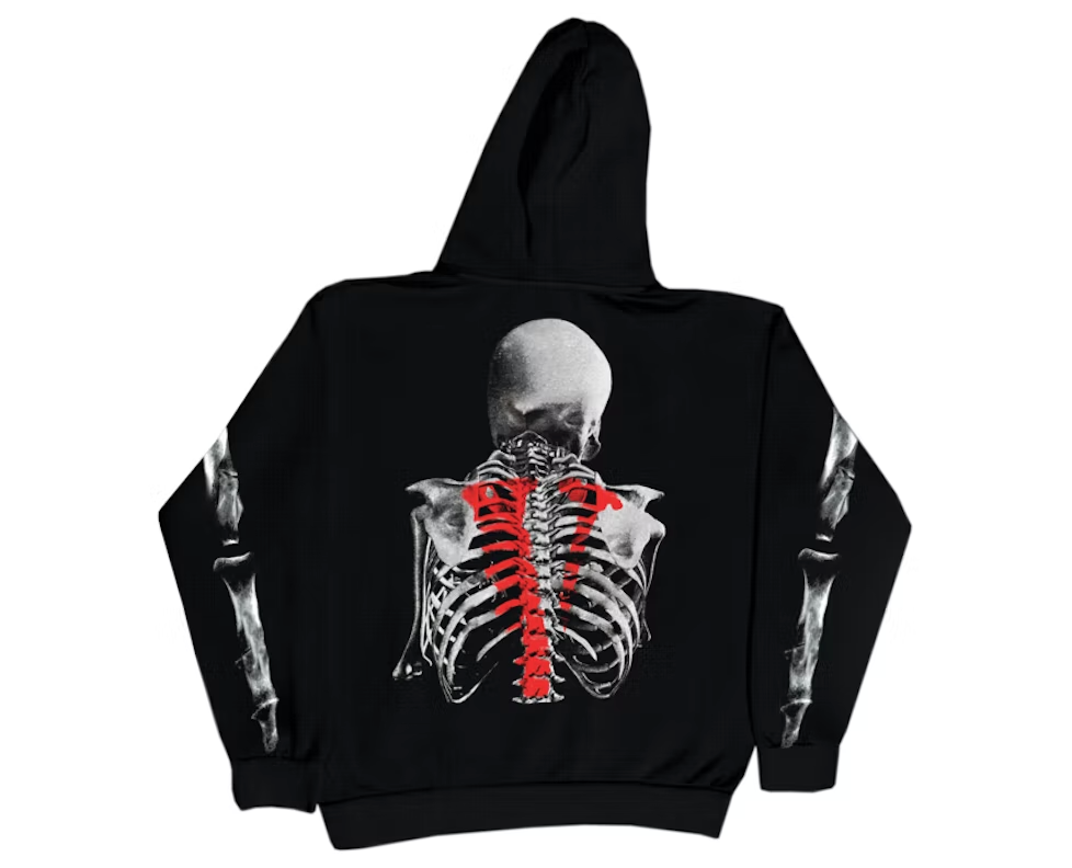 Sudadera con capucha Vlone x Never Broke Again Bones negra