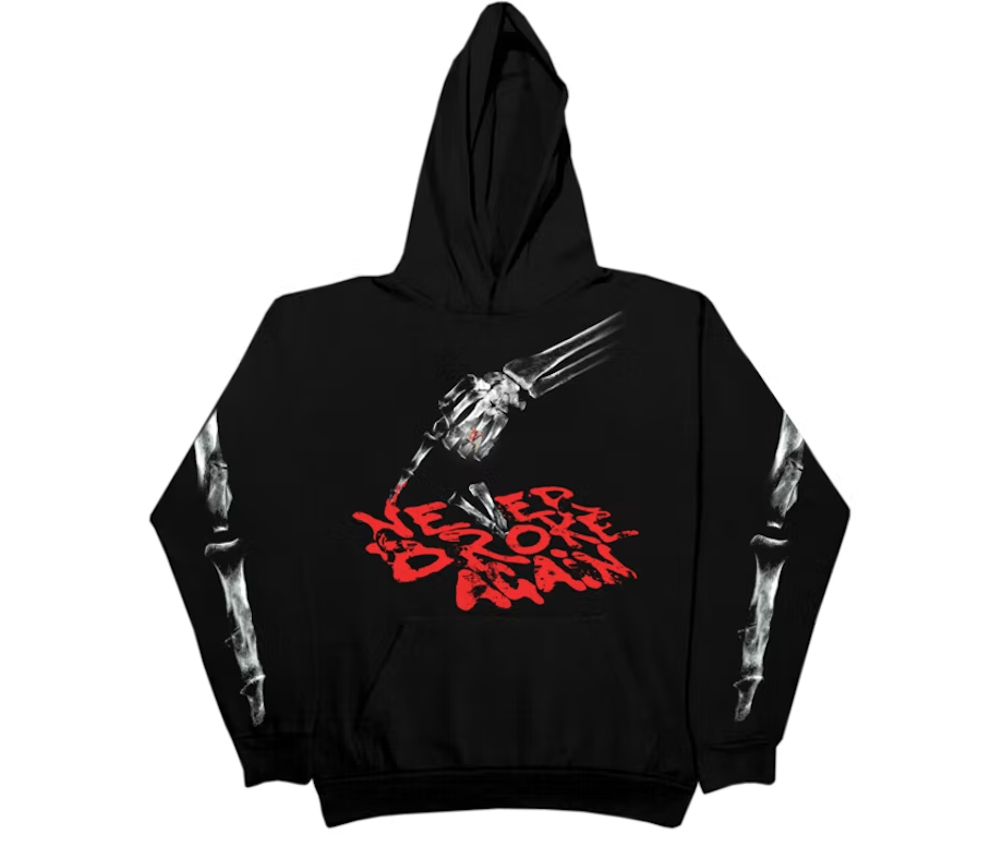 Sudadera con capucha Vlone x Never Broke Again Bones negra