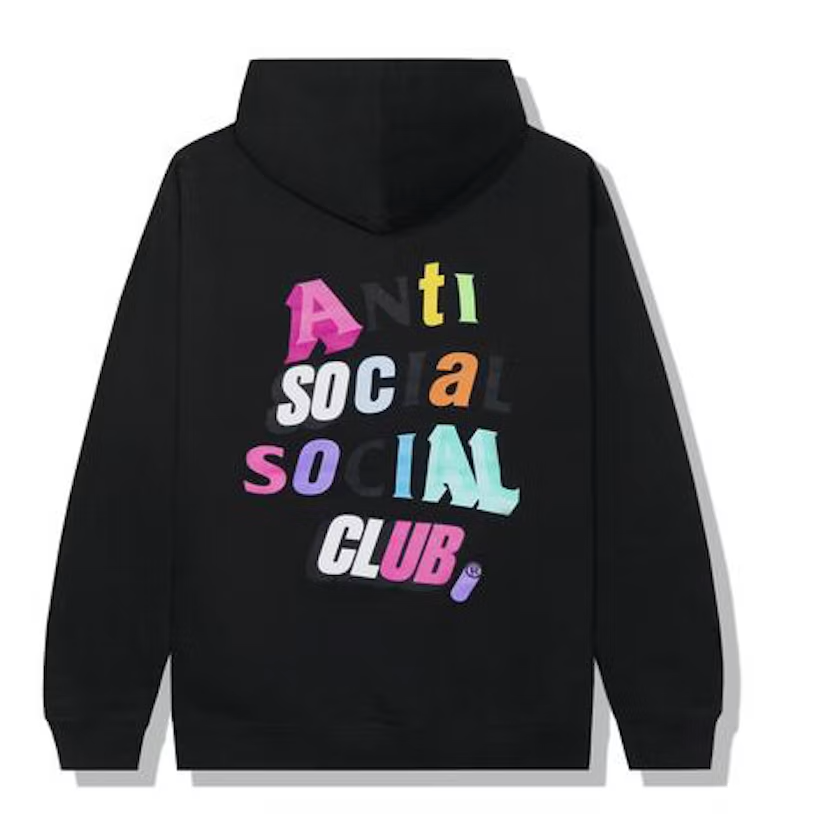 Anti Social Social Club The Real Me Hoodie Black