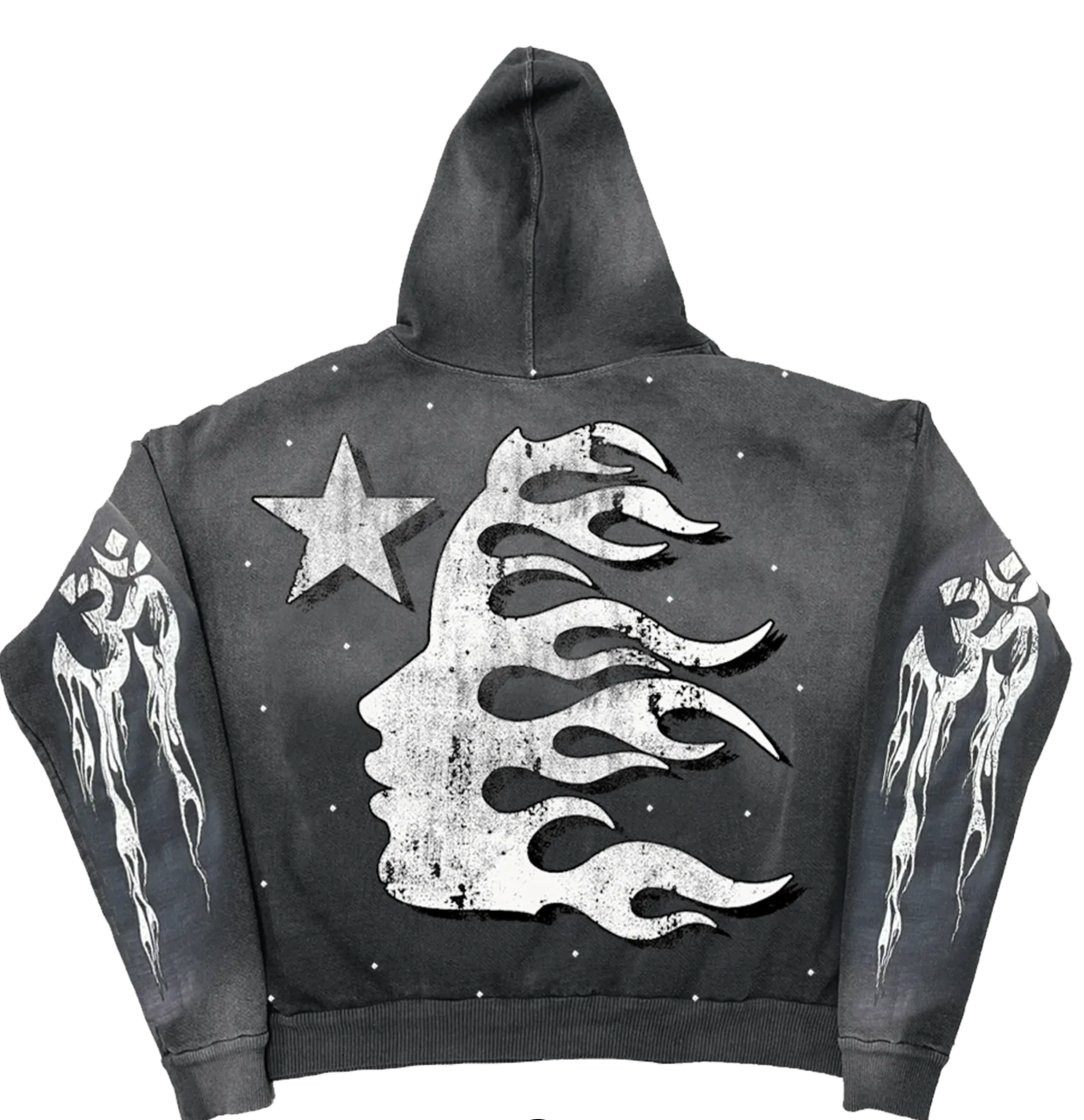 SUDADERA HELLSTAR RACER VINTAGE NEGRO
