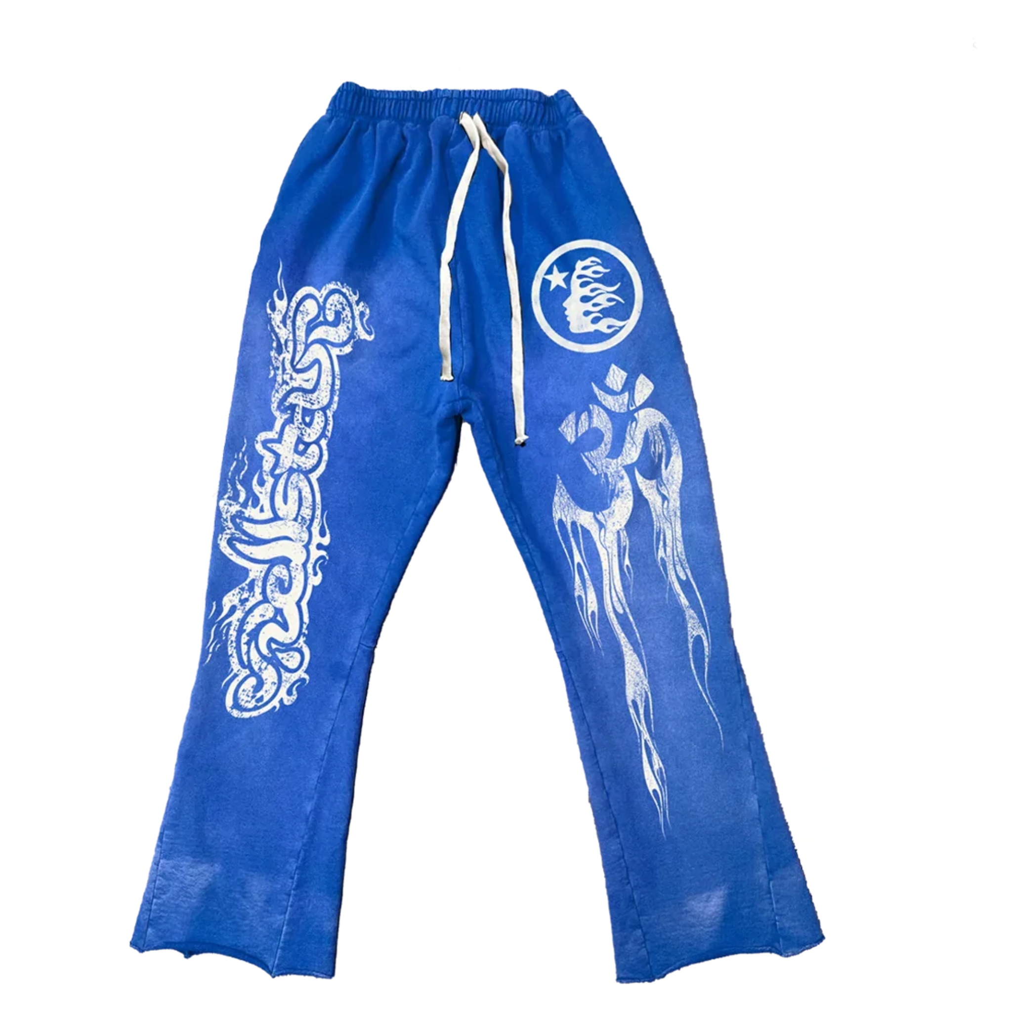 HELLSTAR BLUE YOGA FLARE SWEATPANTS