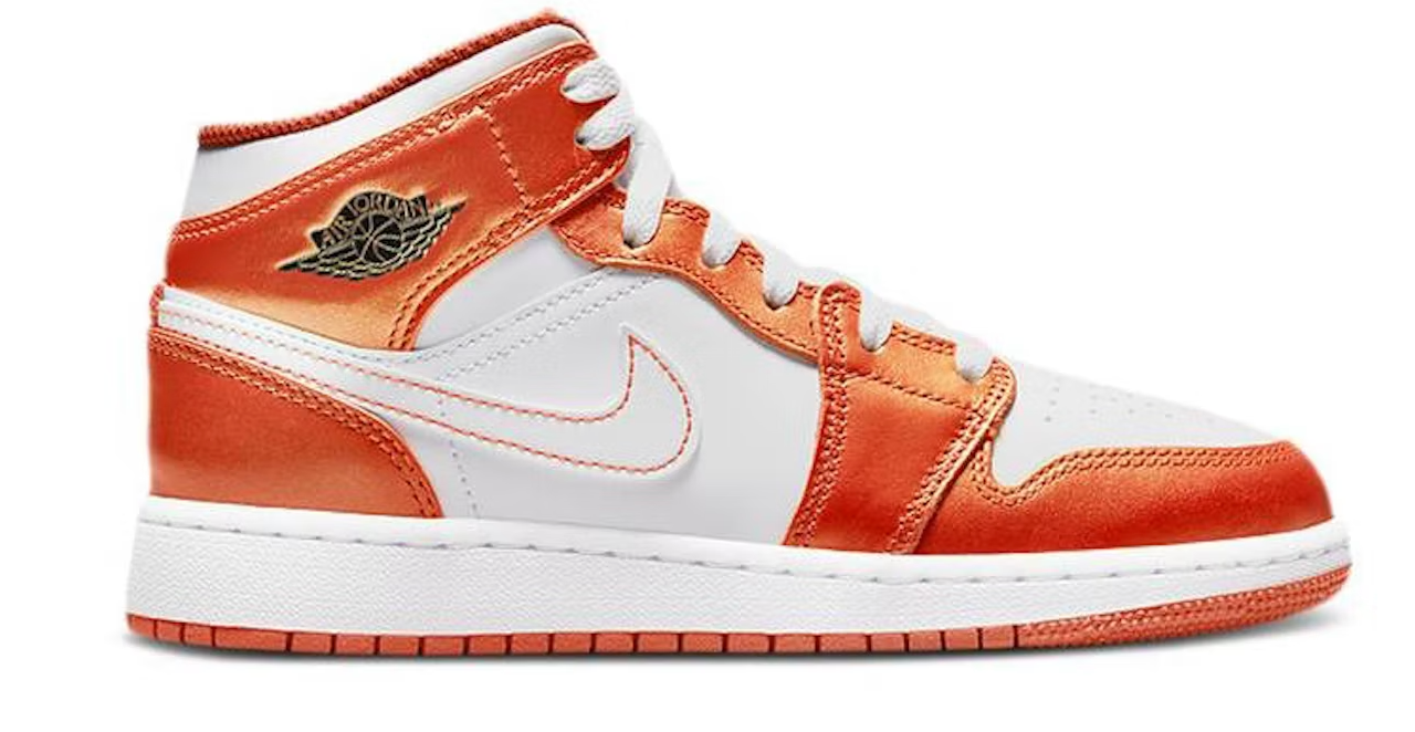 Air Jordan 1 Mid SE Naranja electro metalizado (PS/TD)