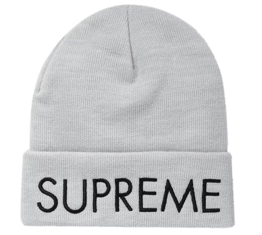 Gorro Supreme Capital Gris Ceniza