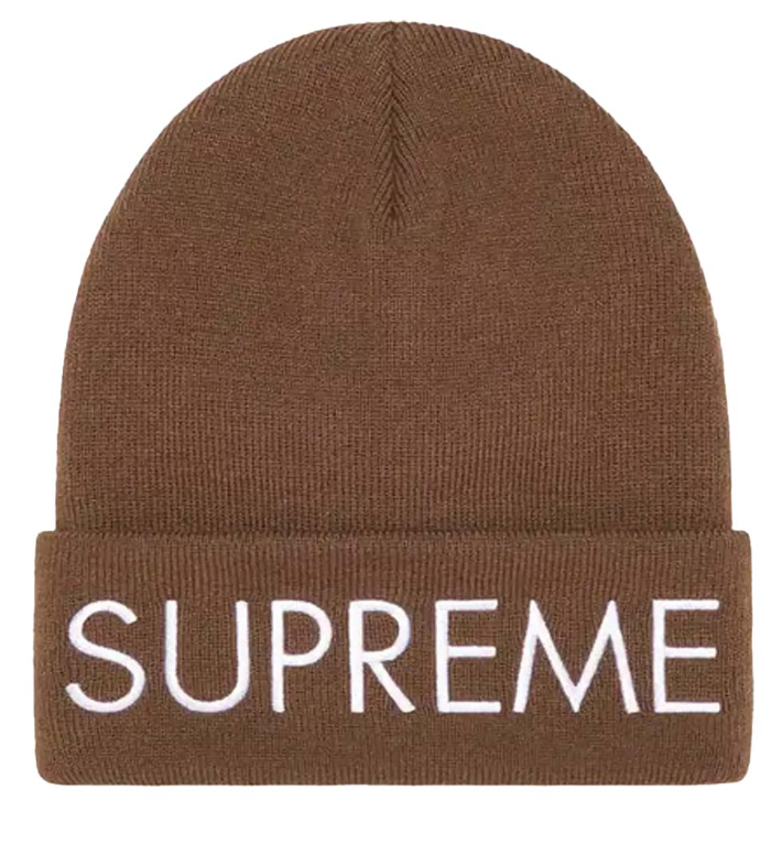Gorro Supreme Capital Marrón