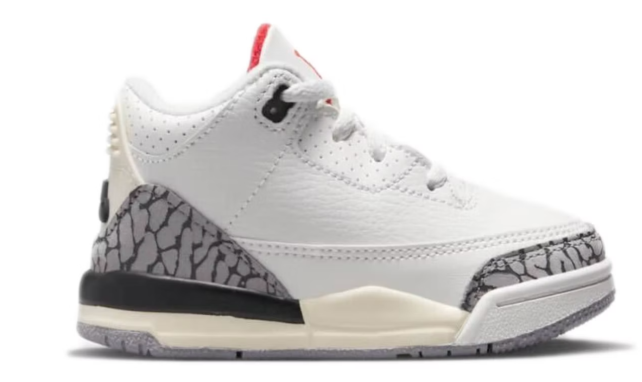 Air Jordan 3 Retro White Cement reinventado (PS/TD)