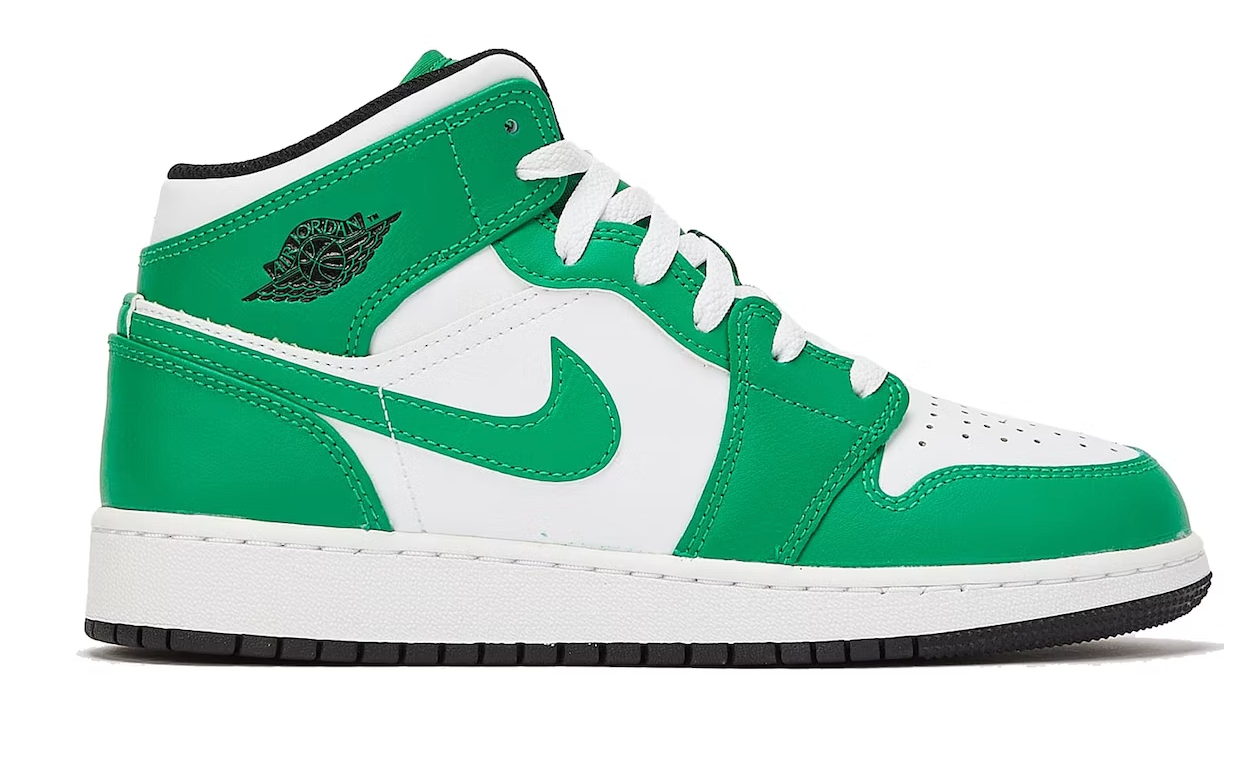 Air Jordan 1 Mid Lucky Verde (GS)