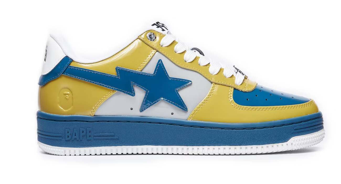 A Bathing Ape Bape Sta Nostálgico Azul Amarillo