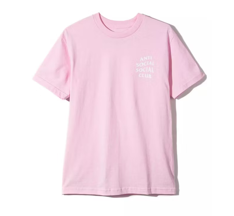 Camiseta Anti Social Social Club Logo 2 Rosa