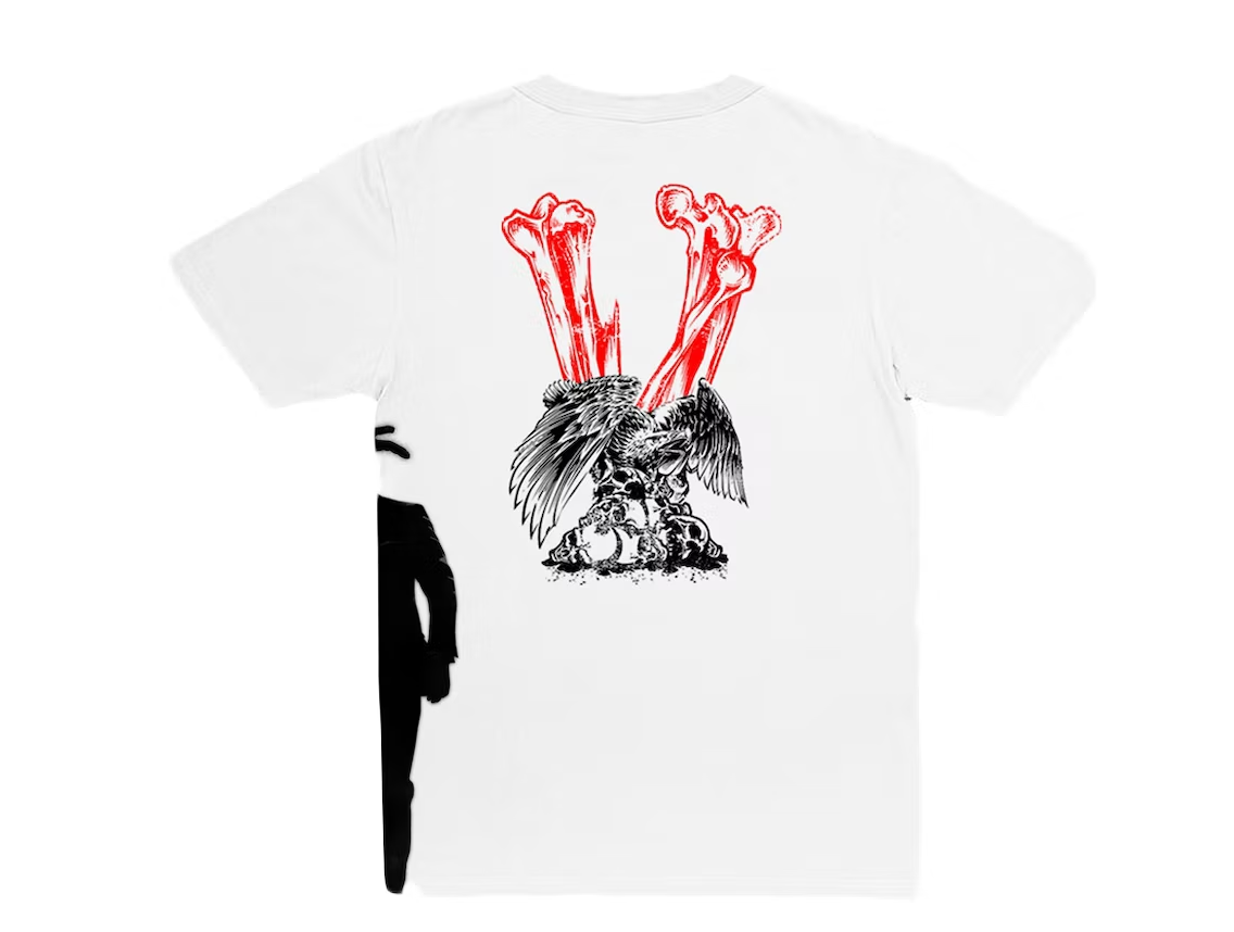 Kodak Black x Vlone Vulture T-shirt White