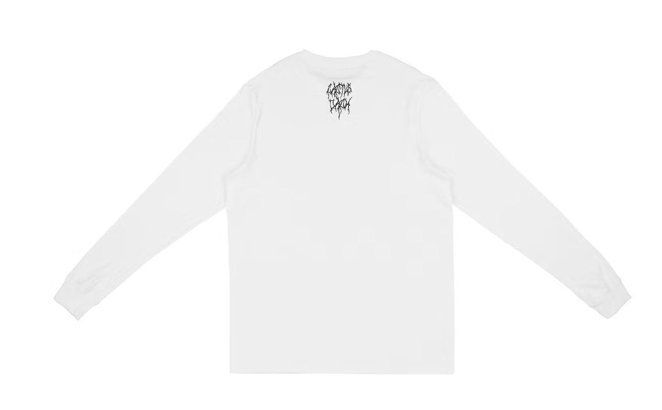 Travis Scott Cactus Jack para Nike SB camiseta de manga larga blanca