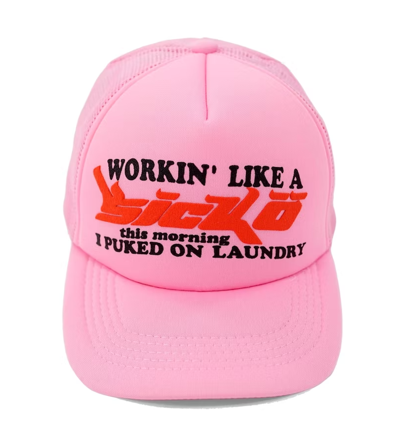 Gorra Trucker Sicko Lavandería Rosa