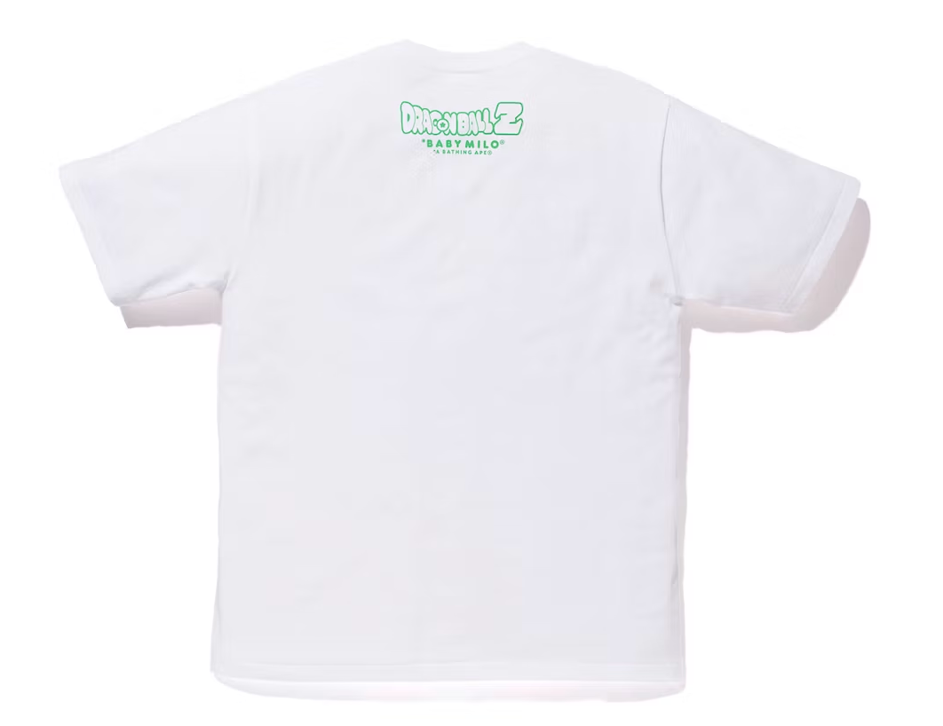 BAPE x Dragon Ball Z Son Goku & Piccolo Baby Milo Tee White