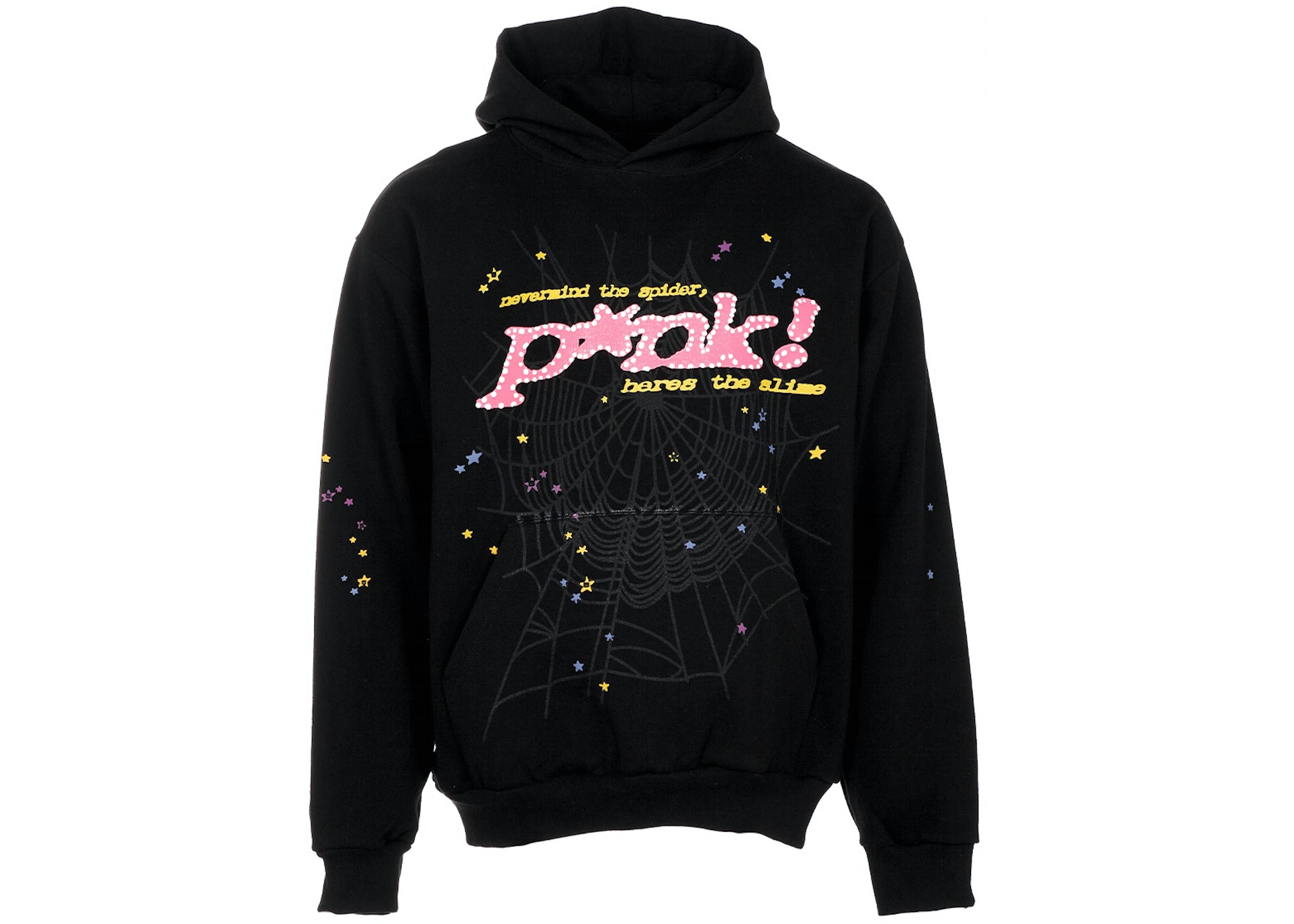 Sudadera con capucha Sp5der P*NK negra