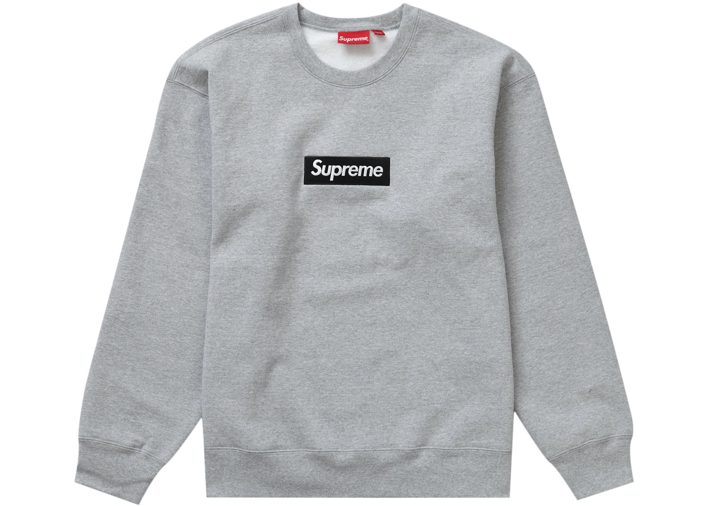 Supreme Box Logo Crewneck (FW22) Heather Grey