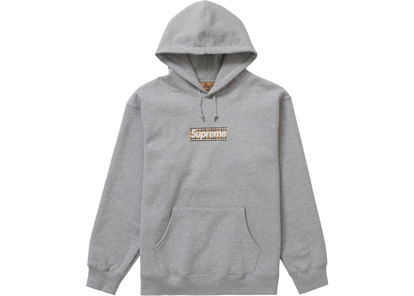 Sudadera con capucha Supreme BB Box Logo Gris jaspeado