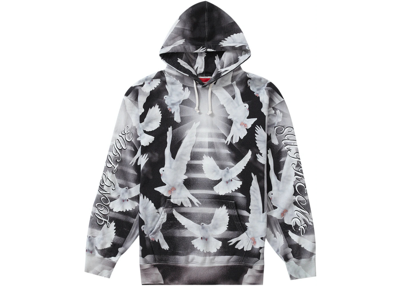 Sudadera con capucha Supreme Doves (PV22) Negro