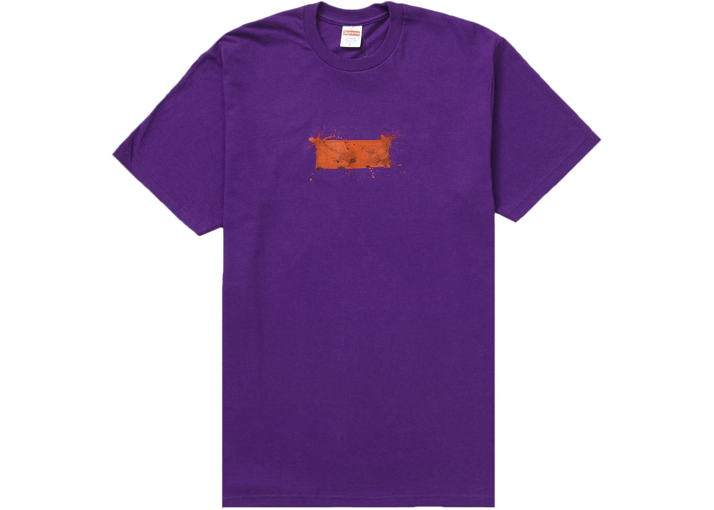 Supreme Ralph Steadman Box Logo Camiseta Púrpura
