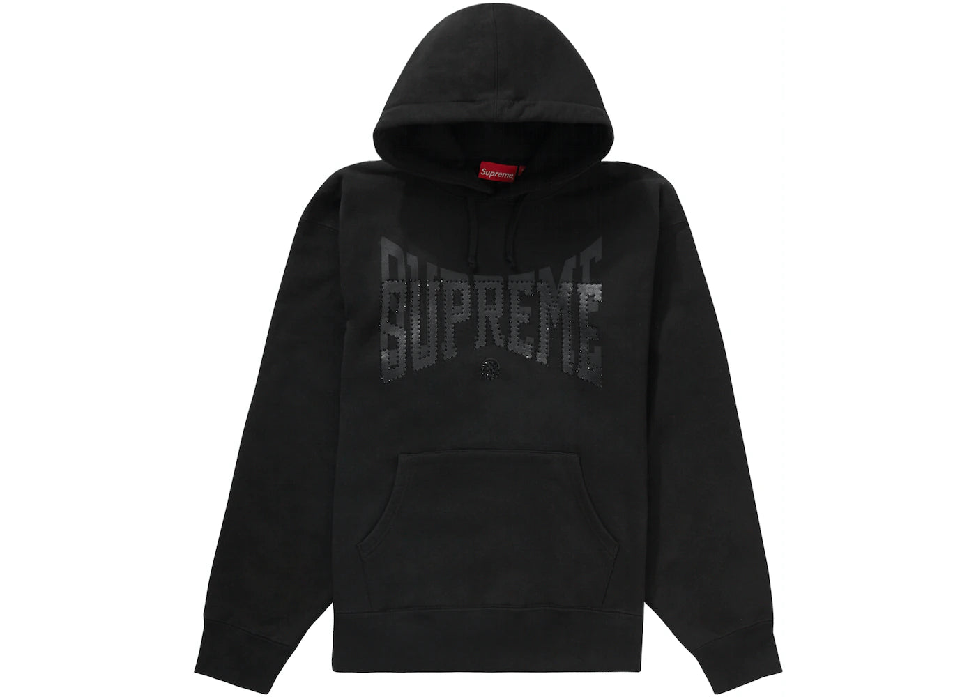 Sudadera con capucha Supreme Strass Shadow Negro