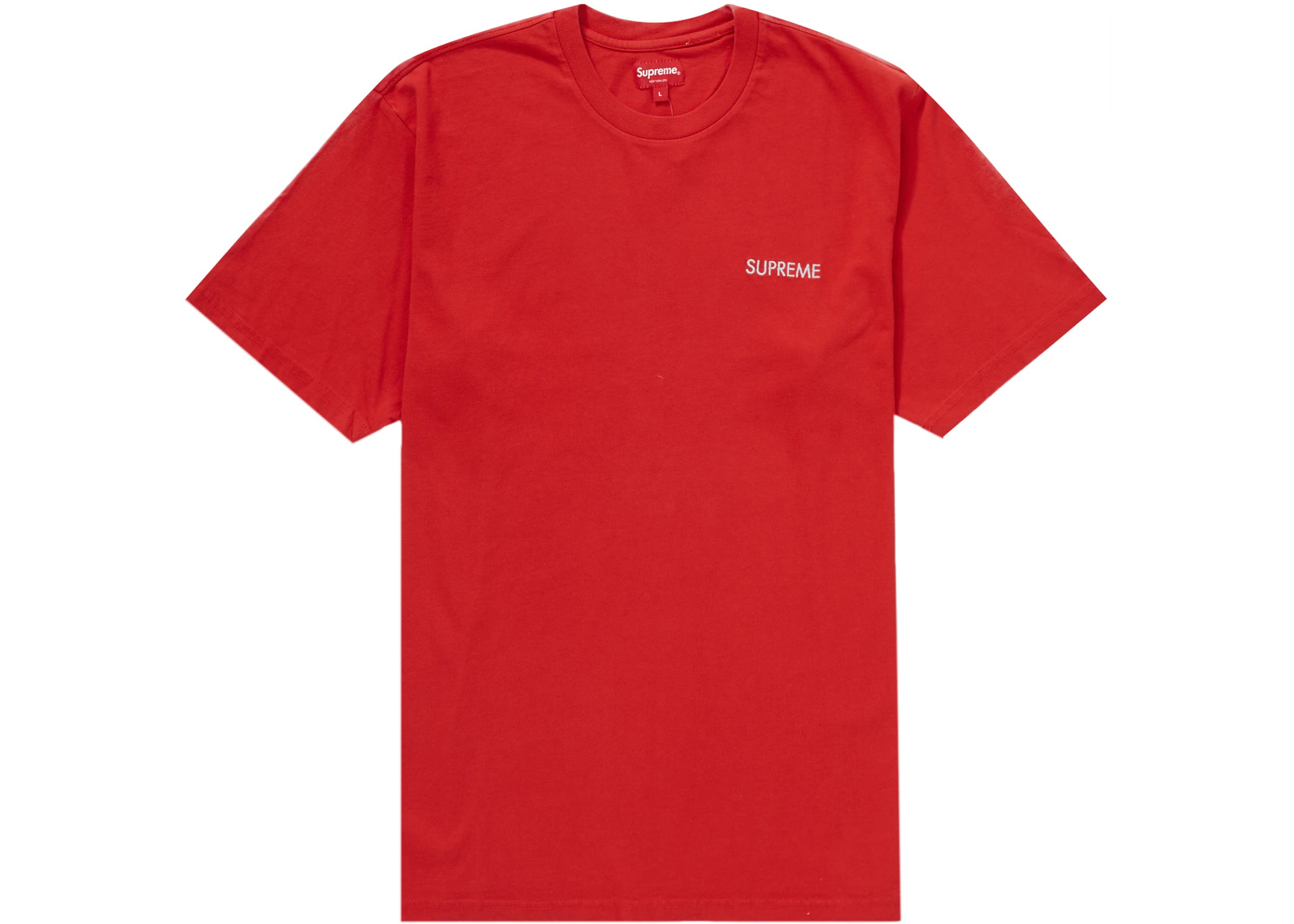 Top Supreme Washed Capital P/C Rojo