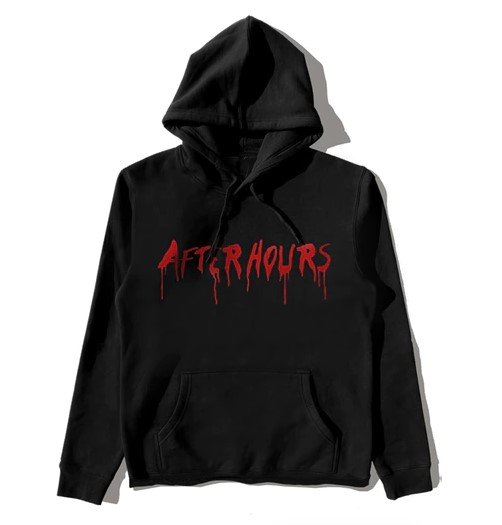 Sudadera con capucha Vlone x The Weeknd After Hours Blood Drip negra