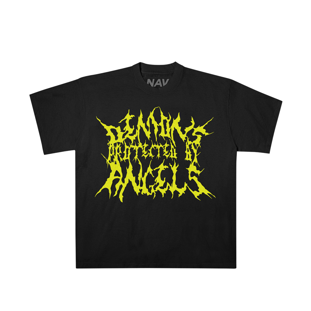Camiseta Vlone x Nav DPBA Jagged negra