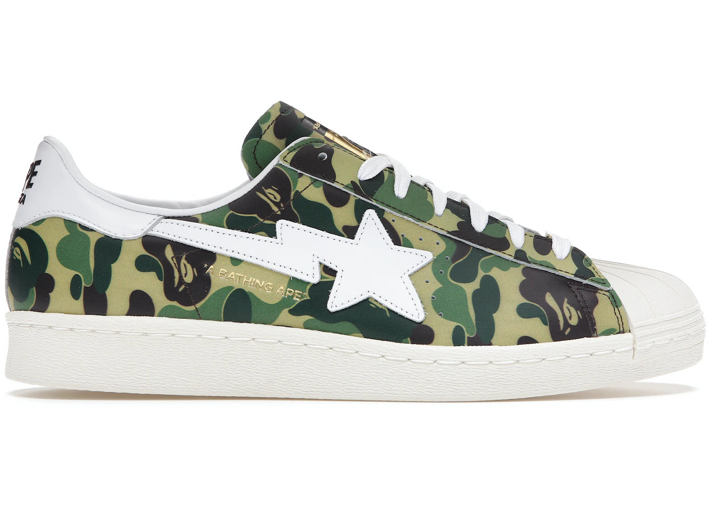 adidas Superstar Bape ABC verde camuflaje