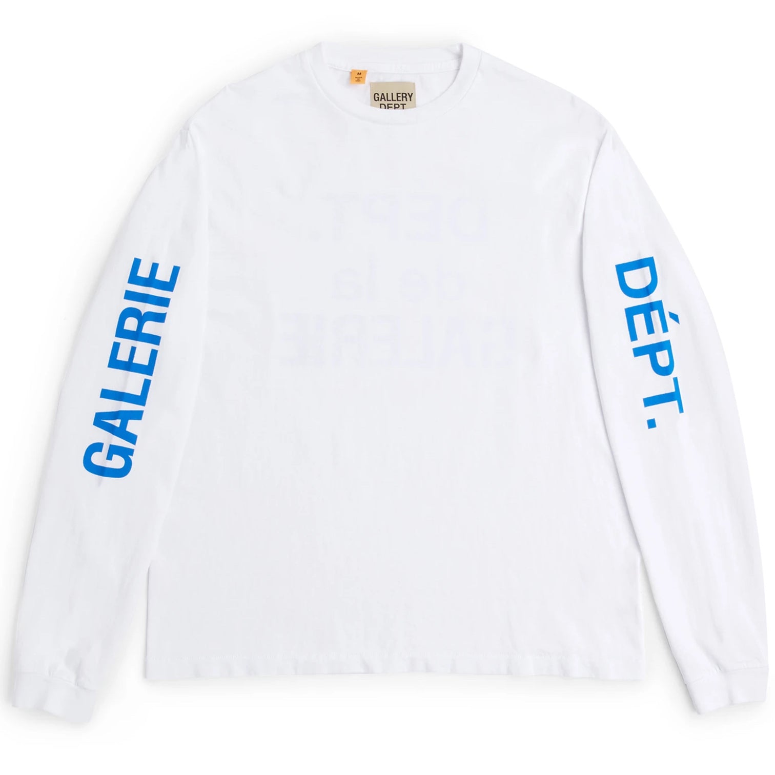 Camiseta Gallery Dept. French Collector M/L Blanco Azul