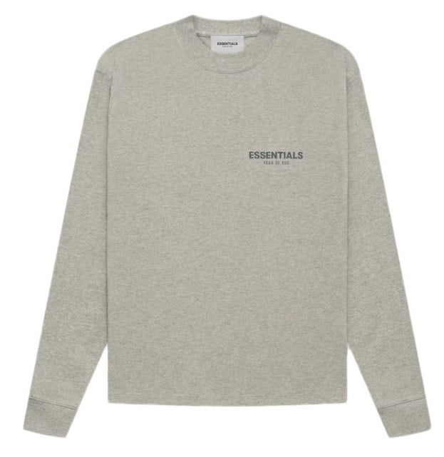Fear Of God Essentials Long Sleeve T-shirt L/S "HEATHER OATMEAL"