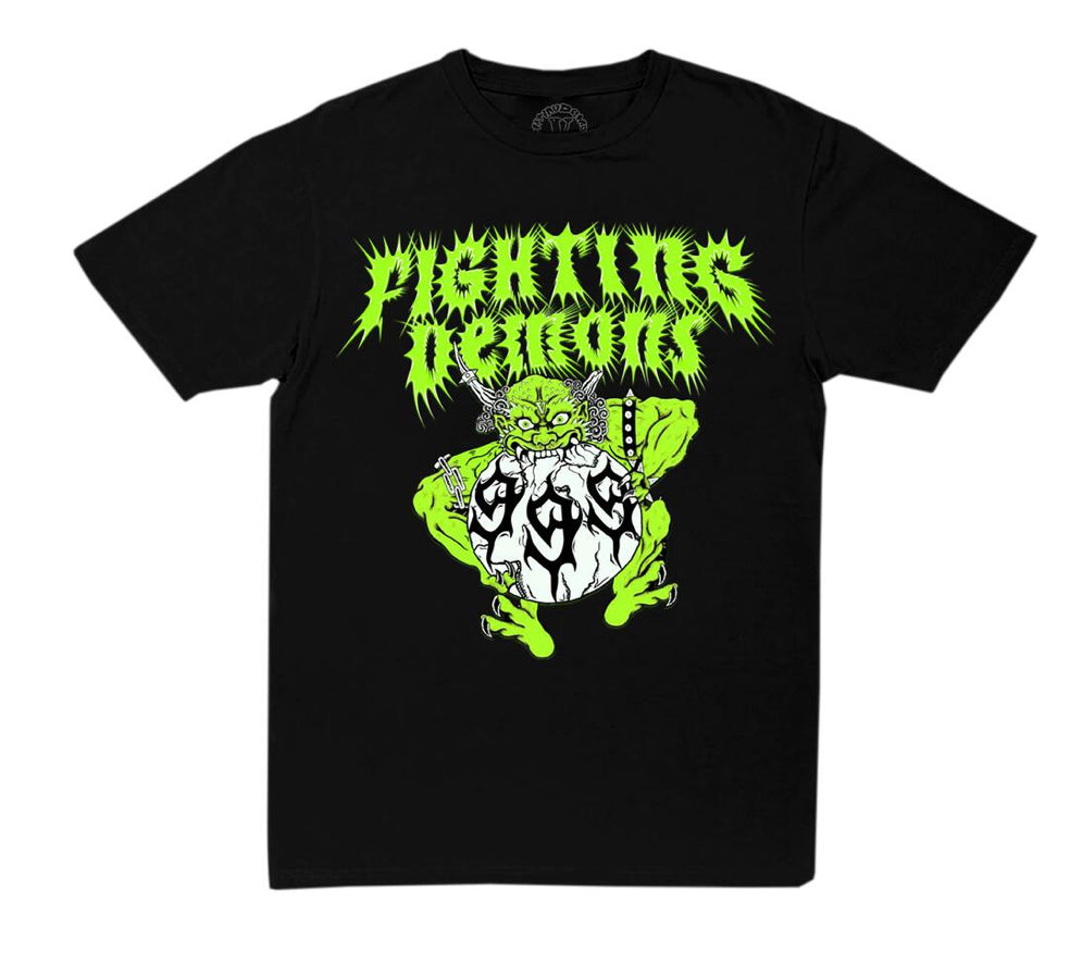 Juice Wrld Fighting Demons Vlone Tee Black