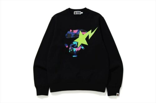BAPE x Kid Cudi Crewneck Black