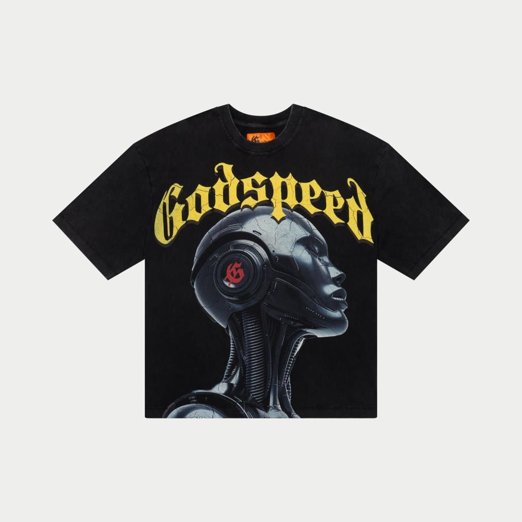 Godspeed Alexa T-Shirt (Black Wash)